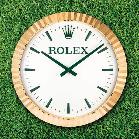 large rolex wall clock